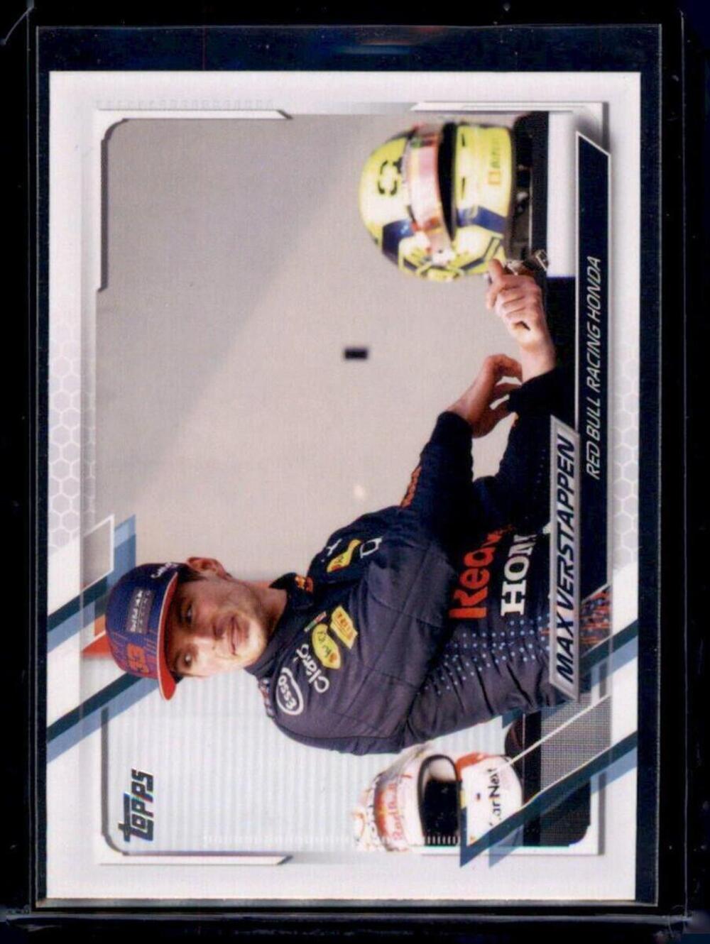 Max Verstappen 2021 Topps F1 Card - Red Bull Racing Honda
